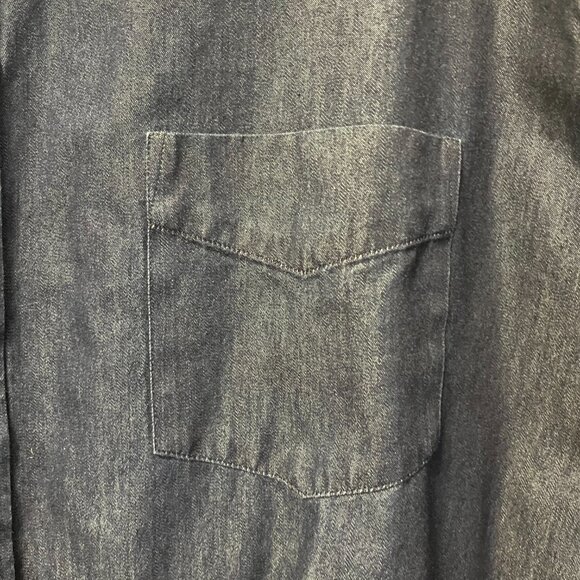 Untuckit Navy Blue Long Sleeve Button Down 3XL - Picture 3 of 4